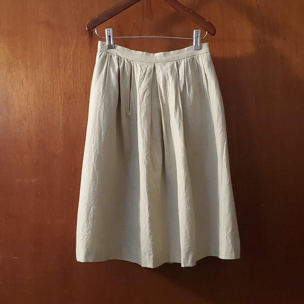 Vivienne Tam Cream Skirt
